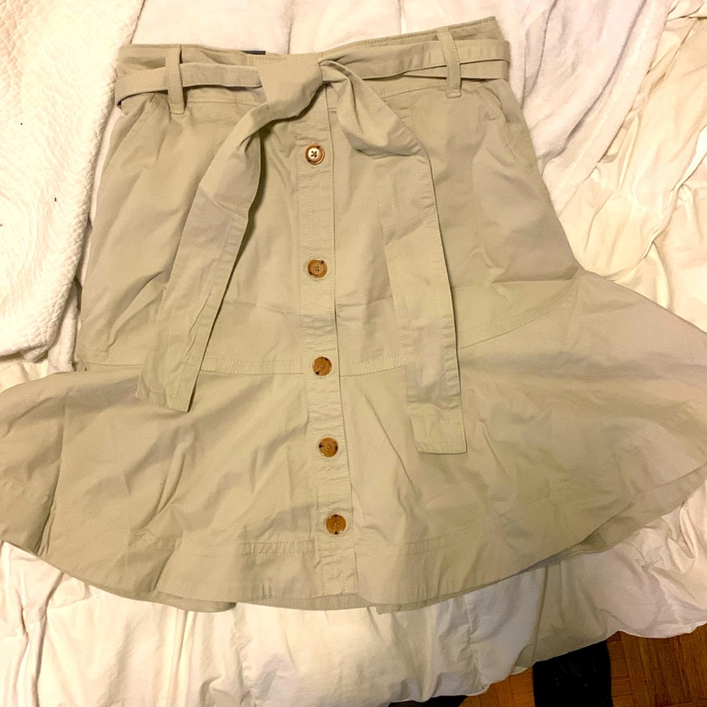 Khaki Skirt Banana Republic size 2 tall